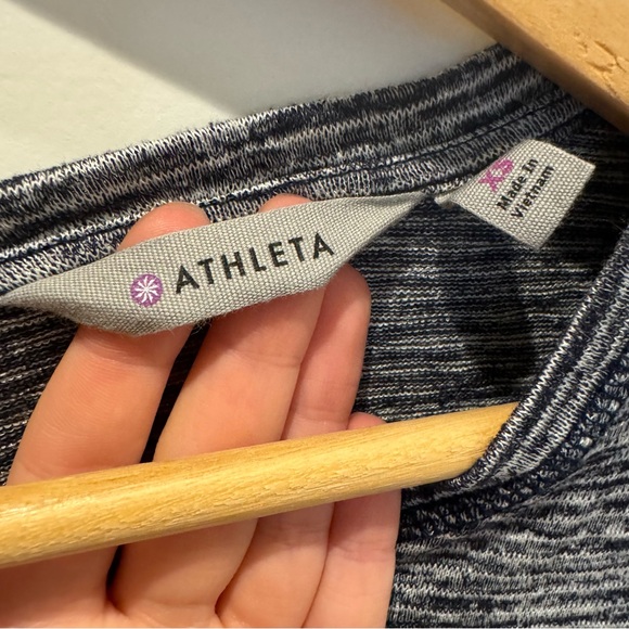 Athleta Lightweight Striped Long Sleeve Top - Picture 2 of 5